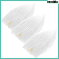 3Sets Gnome Craft Beard White Wood Material  luodike