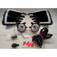 Honda City 2020 Fog Lamp Set with Cover Chrome Lining