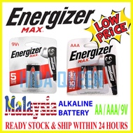 Battery I Energizer Max Bateri AA / AAA Alkaline Baterry 4pcs 1.5V Energizer I 9V Battery Smart Tag
