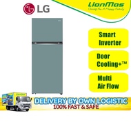 LG 360L Smart Inverter  Top Freezer Fridge  GN-B332PMGB in Clay Mint Finish Refridgerator peti sejuk