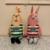 監獄兔 越獄兔 Usavich 毛公仔 2隻