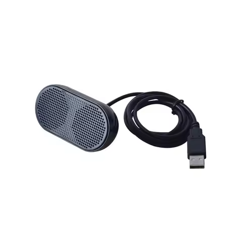 Mini Laptop Speaker Portable Replacement Computer Tabletop USB Powered Soundbox Music Playing Device