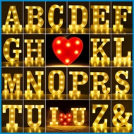 3D Led Letter Light Name Letter Standee Lettering Name for Backdrop Birthday Decoration Party Needs
