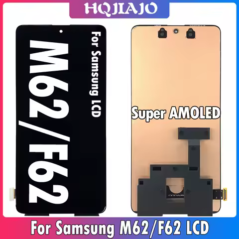 6.7" Super AMOLED For Samsung M62 LCD M625 Touch Digitizer Sensor Glass Assembly For Samsung F62 E62