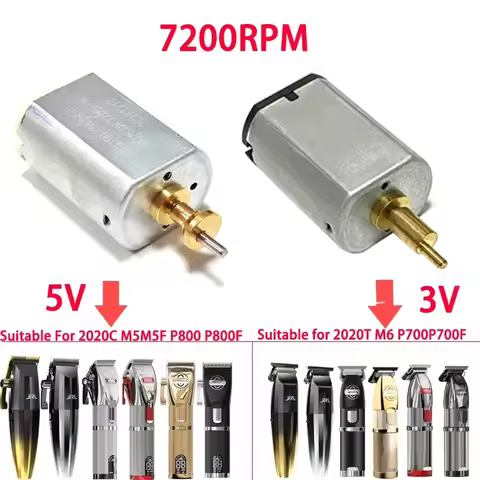 7200RPM Electric Motor for JRL 20C20T Hair Clipper Trimmer Motherboard Charging Dock Replacement Acc