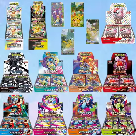 Pokemon TCG MEGA Series M1S-M5 & SV2A-S12A Booster Box Collection 25th Golden Box Charizard Sealed G