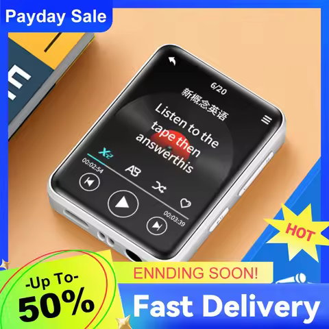 MP3 Player BT 5.2 Touch Screen Music Player with FM Radio Portable Player Gift
