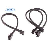 [YEDY-t] 1Pc Fan Splitter Cable 4pin Adapter Cable 1 to 1 2 3 4 Computer CPU Fan Splitter PC Fan Ext