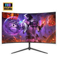 24 Inch 1k 165hz Curved Gaming Monitor 144hz 1ms Va Fhd Desktop Displays 300cd/m² For Pc Monitors Ga