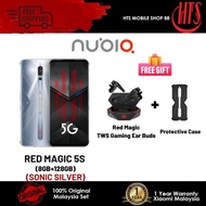 ZTE NUBIA RED MAGIC 5S 8GB RAM + 128GB ROM 5G SMARTPHONE SNAPDRAGON 865 AMOLED 144Hz 6.65” 4500mAH 18W QC3.0/55W PD HTS