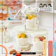 CUPCAKE BOX MICA BOX ROUND CUPCAKE Plastic Cupcake Box MinI