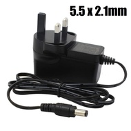 12V 1A DC Power Supply Wall Adapter for Speakers 80cm 5.5 x 2.1mm