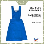 Pinafore Blue Secondary School Pinafore/ Middle Schoolbiru School Uniform School Girl Uniform