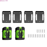 [WHI]For EGO Compatible 56V For Battery Wall Mount Holders 4-Pack Space Saving Design