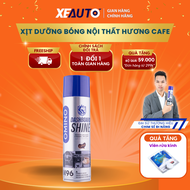 Xịt Dưỡng Bóng Nội Thất Ghế Da Ô Tô Hương Cafe OMINO M96 500ml - Chính Hãng Omino Vietnam