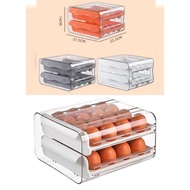2 Tier Egg Storage Box Organizer / 2 Tier Egg Rack Egg Box