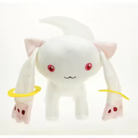 Kawaii Qbay Cat Puella Magi Madoka Magica Magic Kyubey Cute Animal Toys Soft Pillow Dolls Fashionabl