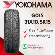 3110515 31-10.5-15 31/10.5R15 315 10.5 15 YOKOHAMA AT 4x4 G015 TYRE TIRE TAYAR 4X4