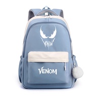 กระเป๋าเป้สะพายหลังผ้าไนลอนความจุขนาดใหญ่ Marvel Venom 3 วันสุดท้ายของการเต้นรำ กระเป๋าเป้สะพายหลังแ