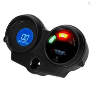 LCD Motorcycle Speedometer Odometer 10000RPM 199KM/H Electric Tachometer Fuel Level Guage 12V Suppor
