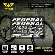 COD Cutting Sticker Sepeda FEDERAL MG 30 Stiker Streetcat MG 33 MTB BIKE street cat 550 SX 14