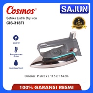 Cosmos Electric Iron CIS-318FI Stainless Steel Sole Dry Iron 400 Watt Strong and Durable