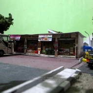 DIORAMA DIECAST - MINIATUR KIOS AGEN BUS