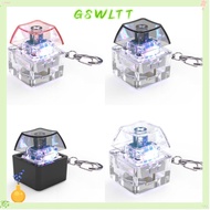 GSWLTT Finger Keyboard Caps, Glowing Finger Keyboard Cap Fidget Keychain, Relaxing Stress Relief Fin