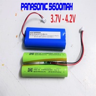 Pin 1S 4.2V 5600MAH 2 Cell PANASONIC. Dùng thay cho loa nghe nhạc đèn quạt sạc...Khối pin có mạch bả
