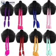 UQUEEN Motorcycle Helmet Colorful Braid Decoration Detachable with Sucker for Motorcycle Scooter Hel