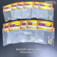 RACE OPT Raceopt 48Pitch 48 Pitch 48P Pinion Gear(7075) 30T - 40T For 1/12 1/10 Rc Car Touring Drift