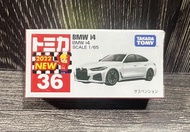 【G&amp;T】新車貼TOMICA多美小汽車NO36BMW i4 188629