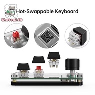 THETEAI|Mechanical Keyboard, 3 Keys| Gaming Keyboard,  Mini  Backlit Custom Programming Keypad Photo