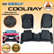 5D / 5D Diamond / TPE Carbon Fiber Deep Dish Matting for Geely Coolray 2019 2020 2021 2022 2023 / Em