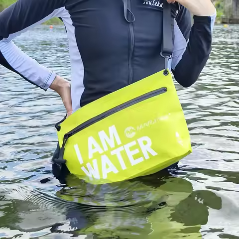 Waterproof Phone Pouch for Swimming, IPX7 Dive Bag with Neck Strap, Touch Screen Underwater Case for