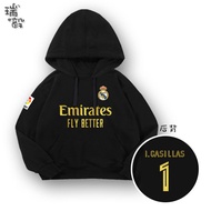 Đồng Phục Đội Tuyển Galactic Warship Real Madrid Trẻ Em Áo Hoodie Áo Nỉ Áo Sweatshirt Bé Trai Bé Gái