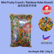 Mini Rainbow Fruity Koko Krunch 250g / Coco Crunch Warna-warni 迷你彩色可可饼