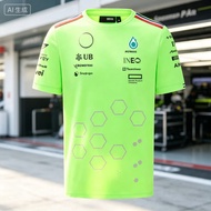 Mercedes‑AMG Petronas F1 Crew Neck T‑Shirt INEOS UBS Motorsport Racing Short Sleeve Jersey