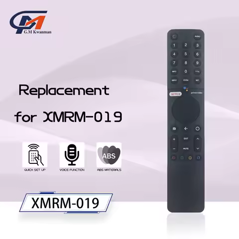 XMRM-19 360° Bluetooth Voice Remote Control for Xiaomi Mi TV Android 4K P1 Q1 Smart TV Fit for L32M6