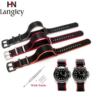 zhangeer Premium Quality 20mm 22mm Nylon Seatbelt Watch Band Nato Strap For James Bond Military Watc