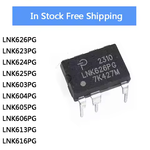 5Pcs LNK626PG LNK623PG LNK624PG LNK625PG LNK603PG LNK604PG LNK605PG LNK606PG LNK613PG LNK616PG DIP-8