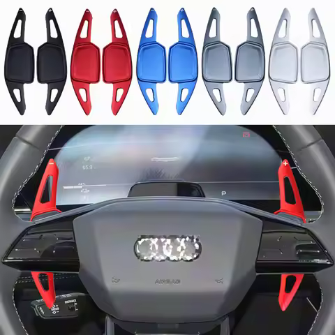 Car Steering Wheel Shift Paddle For Audi Q4 Sportback Q6 e-tron Quattro F4 F4B F4N Electric 2021-202
