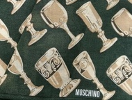 Moschino 復古手帕玻璃上的笑臉 17 x 17 英寸