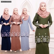 Baju Kurung Corak Baju Raya Fesyen Muslimin Sulam Aleena Baju Melayu kurung cantik kurung songket