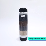 ELIM Filter - Catridge 4 in 1 Ukuran 10 inch / Filter Air Ledeng / Filter Air Sumur