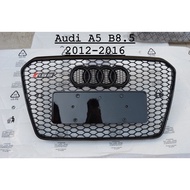 AUDI A5 S5 B8 09-16 B8.5 RS5 FRONT GRILL QUATTRO HONEYCOMB GABAN DEPAN GRILL DEPAN A5 RS5 S5 BUMPER 