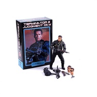 NECA 51907 Terminator Future Warrior 2 Schwarzenegger T800 Edisi Deluxe Arnold Action Figure