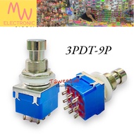 Foot Swihch 3PDT 9 Pin Switch Equal Guitar Pedal Box Size 12*38mm