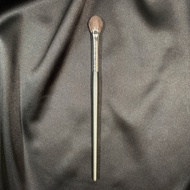 Mini Flat Top Fan Brush Hi-lighting Nose Shading Brush Long Handle Beauty Tools Black Suri Fan Brush