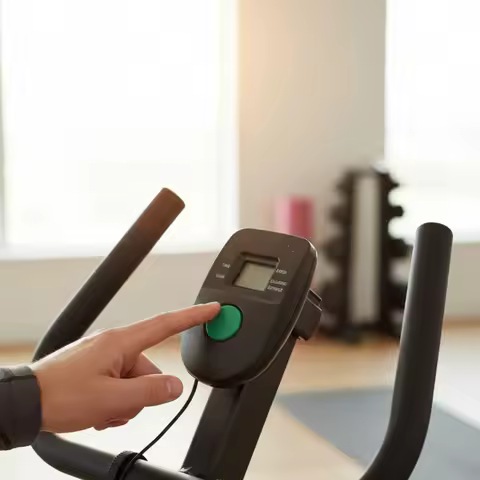 Exercise Bike Display Counter Tracks Time Speed Calories Distance Digital Speedometer Monitor for Fa